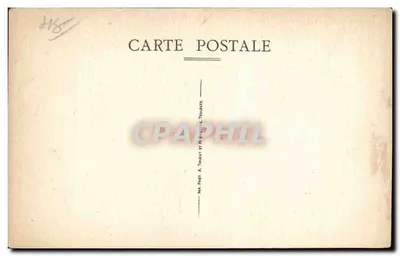 Gorges do Tarn — Castelo da Caze — A. Thomat, Toulouse — Verso