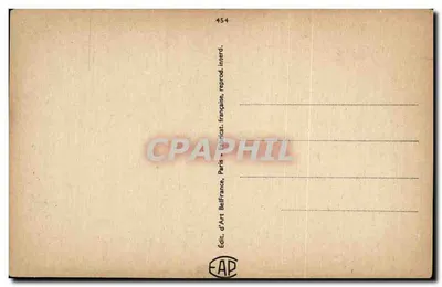 Caçador de carnicero — humor — Ed. d'Art, Paris, n° 454 — Verso