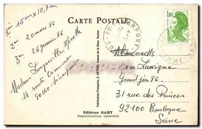 Plaisirs de Plage — Julot i Torine na plaży — Wydawnictwo GABY n°465 — Rewers