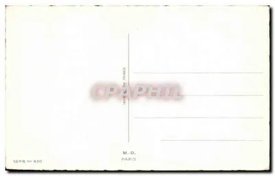 Szybciej, sklepy niedługo zamkną się! — M.D. Paryż, seria n° 930 — Rewers