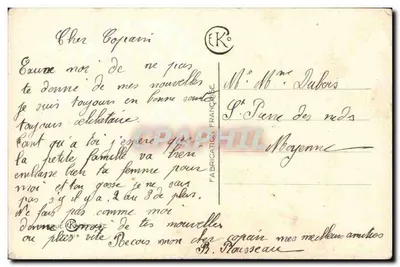 Uomo in costume da scena — caricatura comica — Editore E.K. (verso) — Verso