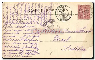 Mourèze — As Ruínas do Castelo — L. Froment, fot. Louève — Verso