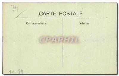 Prouille — Maquete da Igreja em Construção — editor não visível — Verso
