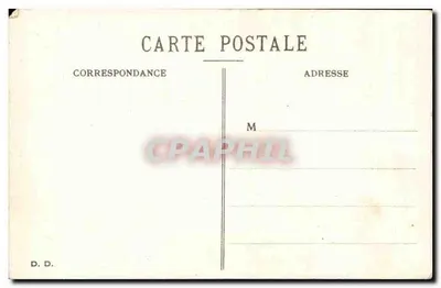 Scène de cuisine — jeune homme embrassant une femme assise — éditeur D.D. — Verso