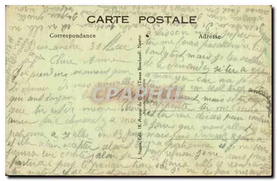 Três homens caricaturados — anúncios de casamento — J. Nazat, Editor, Nantes — Verso