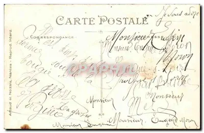 Giovane coppia — scena umoristica — Arnaud & Nozais, Nantes, n°94 — Verso