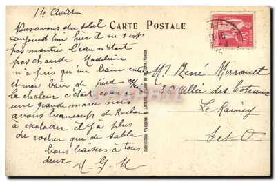 Torine robi pływanie — seria 487 — Wydawnictwo Artaud, La Chaise — Rewers