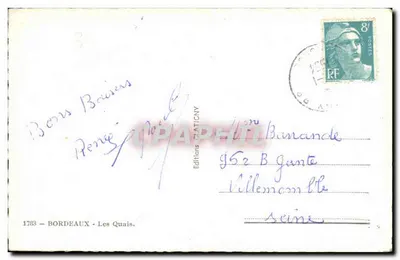 Bordeaux — Los Muelles — Ediciones Clationy — Reverso