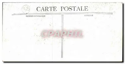 Arcachon — Wielki Hotel — widok z brzegu morza z łodzią — Rewers