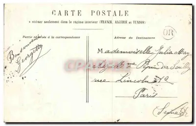 Bordeaux - Estátua de Carnot — número de série não visível — Verso