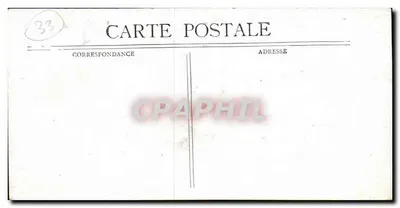 Bordeaux - Ayuntamiento (Fachada Principal) — Tarjeta postal antigua n°33 — Reverso