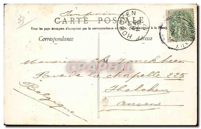 Bordeaux - Le Quai Louis XVIII et les colonnes rostrales — M. et F., édit., Bordeaux — Verso