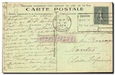Bordeaux — Cours Victor-Hugo i Porte Bourgogne — B. R. — nr 95 — Rewers