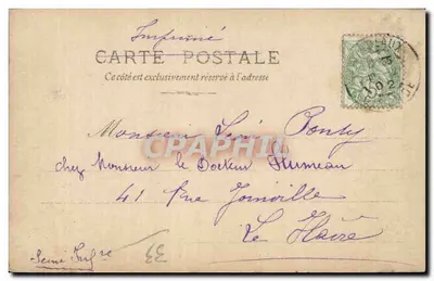 Bordeaux. Most Bastide — widok rzeki z łodzią — wydawca nieznany, nr 79 — Rewers