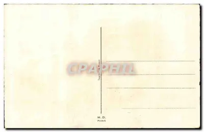 Bebê mecânico — carro vermelho — M. D. Paris — Verso