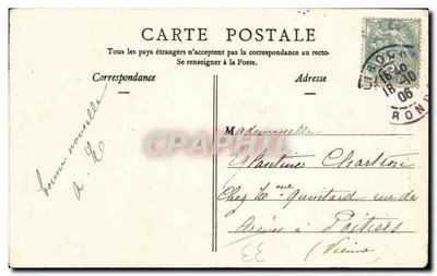 Bordeaux — Statua Tourny — Wydanie 'Dames de France' Bordeaux — Rewers