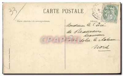 Bordeaux — Plac Komedii i Aleja 30 Lipca. C. C. — Rewers