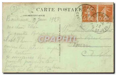 Bordeaux — Allee Tourny i Cours du XXX — C.B. — Rewers