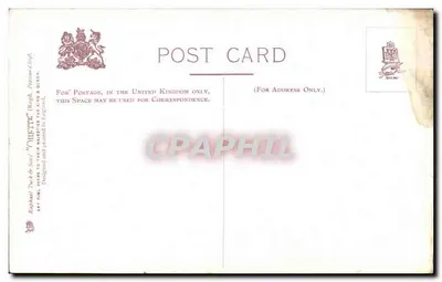 Cena de 'The Pickwick Papers' — ilustração de Charles Dickens — editor Raphael Tuck & Sons — Verso