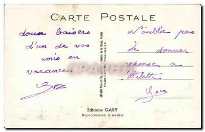 Boucher — A vida cara — Edições Gaby n°411 — Verso