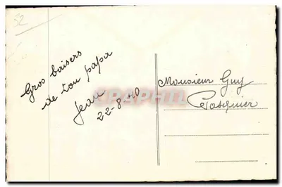 Auch (Gers) — Wejście do Allee d'Etigny — Combier Wyd. Macon — Rewers