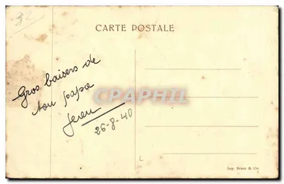 Auch — Cais e ponte — Livraria G. Segonzac, Auch — Verso