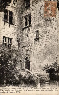 Saint-Lary (Gers) — Castelo do Século XIII, reformado no Século XV — editor não identificado