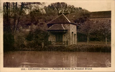 Cocherel (Eure) — Pavilhão de Pesca do Presidente Briand