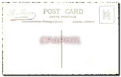 Fanciulla in abito bianco — studio — A. Ménière, Mayenne — Verso