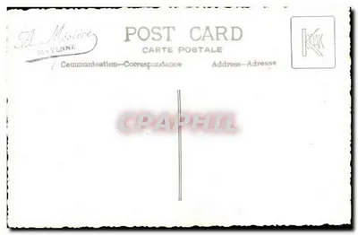 Meisje in witte jurk — foto studio — A. Médière, Mayenne — Achterkant