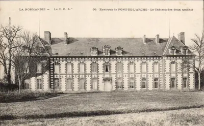 Arredores de PONT-DE-L'ARCHE - O Castelo dos Dois Amantes — Editor: La C.P.A. n°55