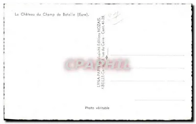 Il Castello del Campo di Battaglia (Eure) — Editore LYNABELLE, Parigi — Verso