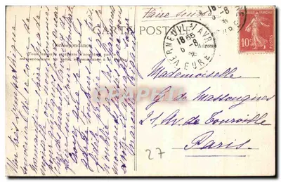 Castillo de los Bois-Francs (Eure) — « Le Chartrier » — G. Boucher, photo-éditeur, Vernemui — Reverso