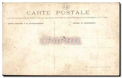 Charleval (Bure) — Vista tirada do Ponte de l'Andelle — Edição Deligny, Recette Biquaist, 5ª Edição, Paris — Verso