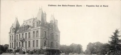Castelo dos Bois-Francs (Eure) — Fachadas Leste e Norte