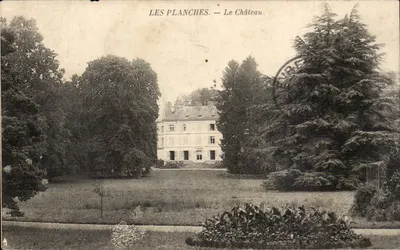 Les Planches - O Castelo - Bilhete postal antigo
