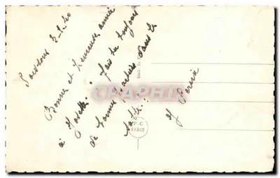 Lachend baby — Goed jaar — P.C. PARIS 3928 — Achterkant