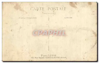 Criança sentada em uma cadeira — Foto Lépine — Saint-Quentin (Aisne) — Verso