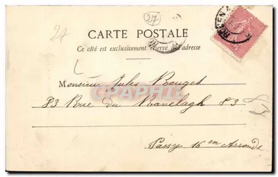 O Calvário — FLEURY-sur-ANDELLE (Eure) — A. Hertinge & Cie — Verso