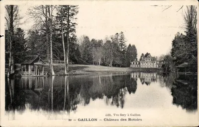 Castelo dos Rotoirs — Gaillon — edit. Vve Sery em Gaillon, n°22
