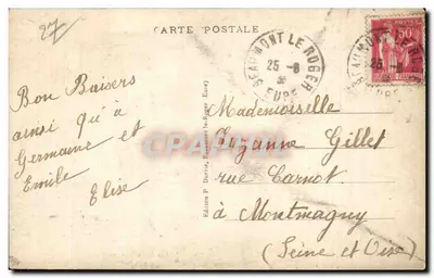 Il fiume Risle nei Giardini di Chanteraine — Beaumont-le-Roger — Edizione P. Durvie — Verso