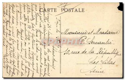 Les Deux-Amants perto do Ponte-São-Pedro (Eure) — Lenda do tempo de Carlos Magno — Fot. Georges André Yuron — Verso