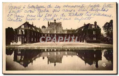 Castelo de Pont-Saint-Pierre — vista com lago — edição Pierre (Eure)