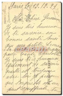 Zamek Cedrów — Courteilles (Eure) — Foto G. Auloni, Verneuil — Rewers