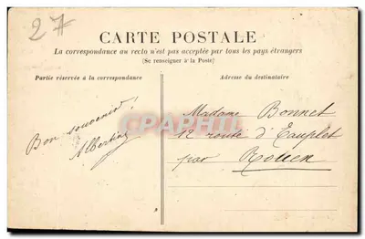 Le Vaudreuil — O Castelo — Ao redor de Louviers — Editor Albertin — Verso