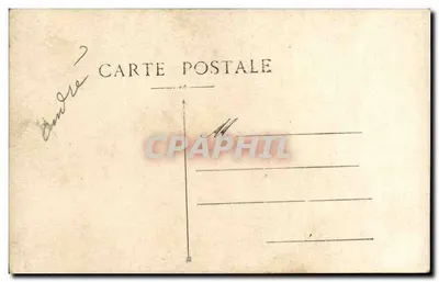 Criança em traje da época — estúdio fotográfico — Carte postale Bilhete postal antigo — Verso