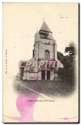 Igreja de Menilles — Século XVI — Fot. A. L. Vernon - C. Rivière