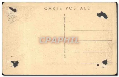 Okolice BRETEUIL-sur-ITON (Eure) — Przecinek Dziesięciu Mórz — Chalet spotkań myśliwskich (4 km) — Combier Imp. Macon — Rewers