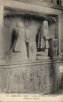 Folleville - Igreja - Túmulo de François de Lannoy e Marie de Hangest — Édit. Cartoux-Vimeux, Breteuil