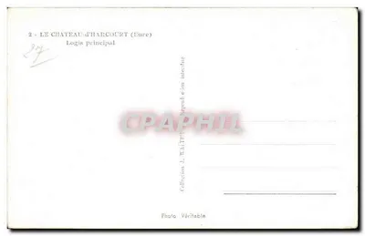 Castelo de Harcourt — Logis principal — G. Walter — Verso